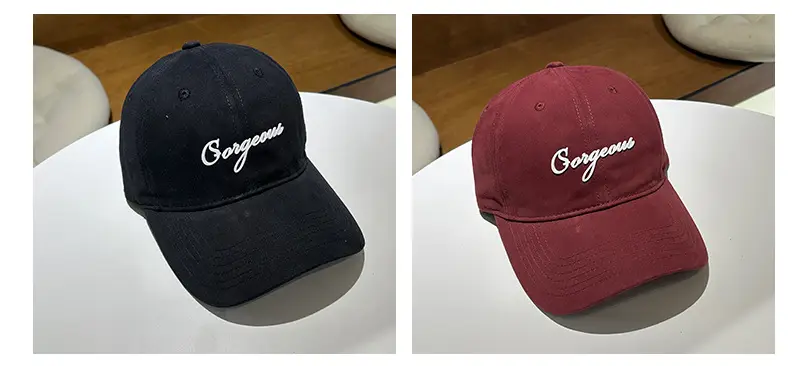 Women's Pink Embroidered Baseball Cap Serious — feature 11