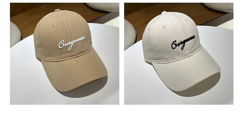 Women's Pink Embroidered Baseball Cap Serious — feature 13