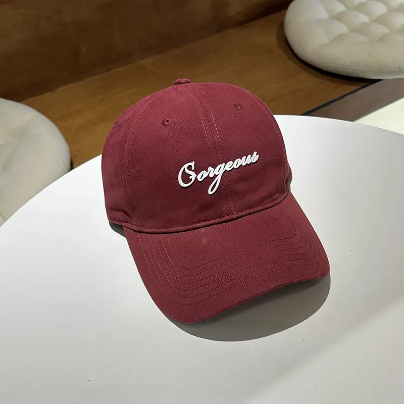 Women's Pink Embroidered Baseball Cap Serious - Image 7