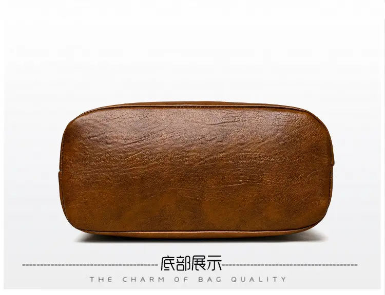 Black Leather Crossbody Bag with Logo Print — feature 15