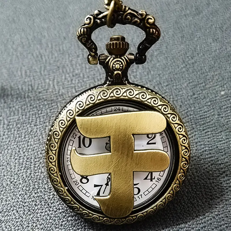 Old Man Antique Chinese Pocket Watch with Family Name Design - Image 10