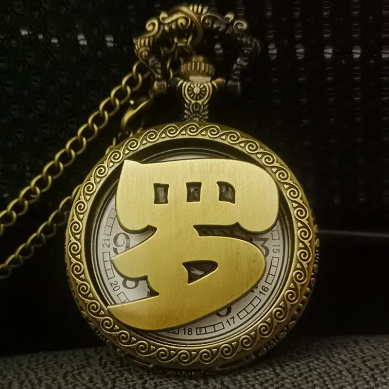 Old Man Antique Chinese Pocket Watch with Family Name Design - Image 18