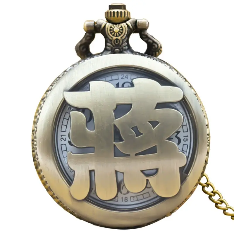 Old Man Antique Chinese Pocket Watch with Family Name Design - Image 42