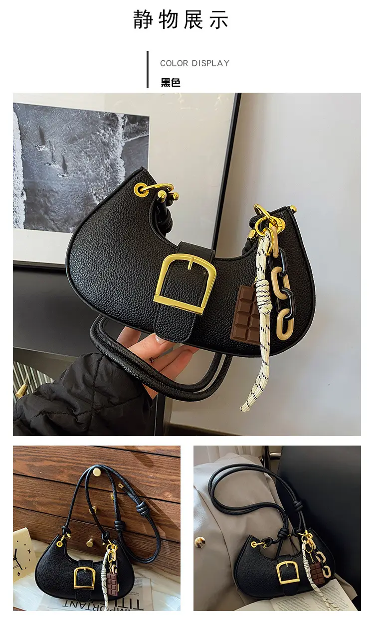 High-end Neoprene Shoulder Bag with Dugger Design — feature 19