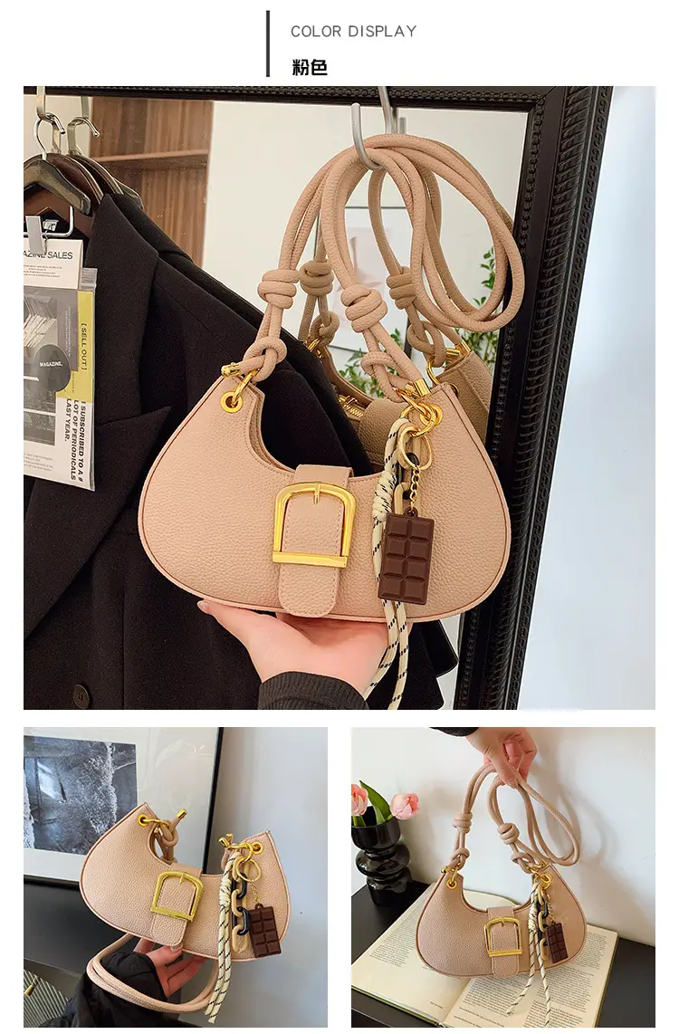 High-end Neoprene Shoulder Bag with Dugger Design — feature 20