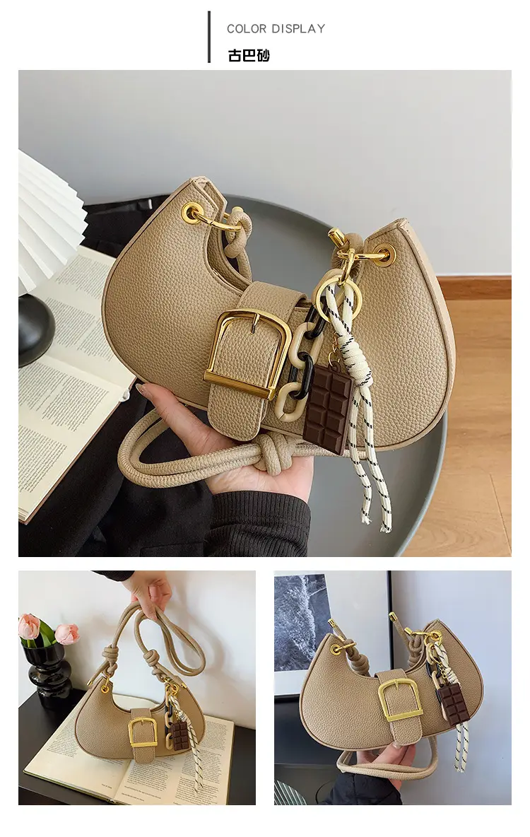 High-end Neoprene Shoulder Bag with Dugger Design — feature 21