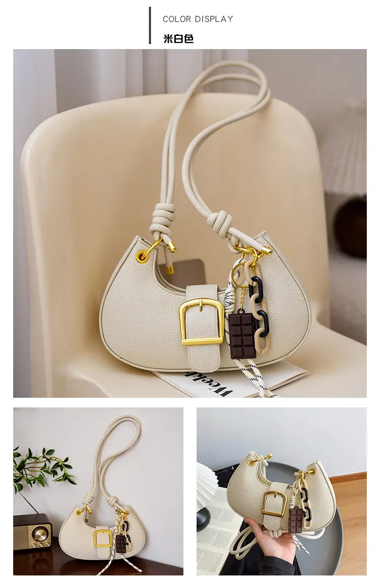 High-end Neoprene Shoulder Bag with Dugger Design — feature 23