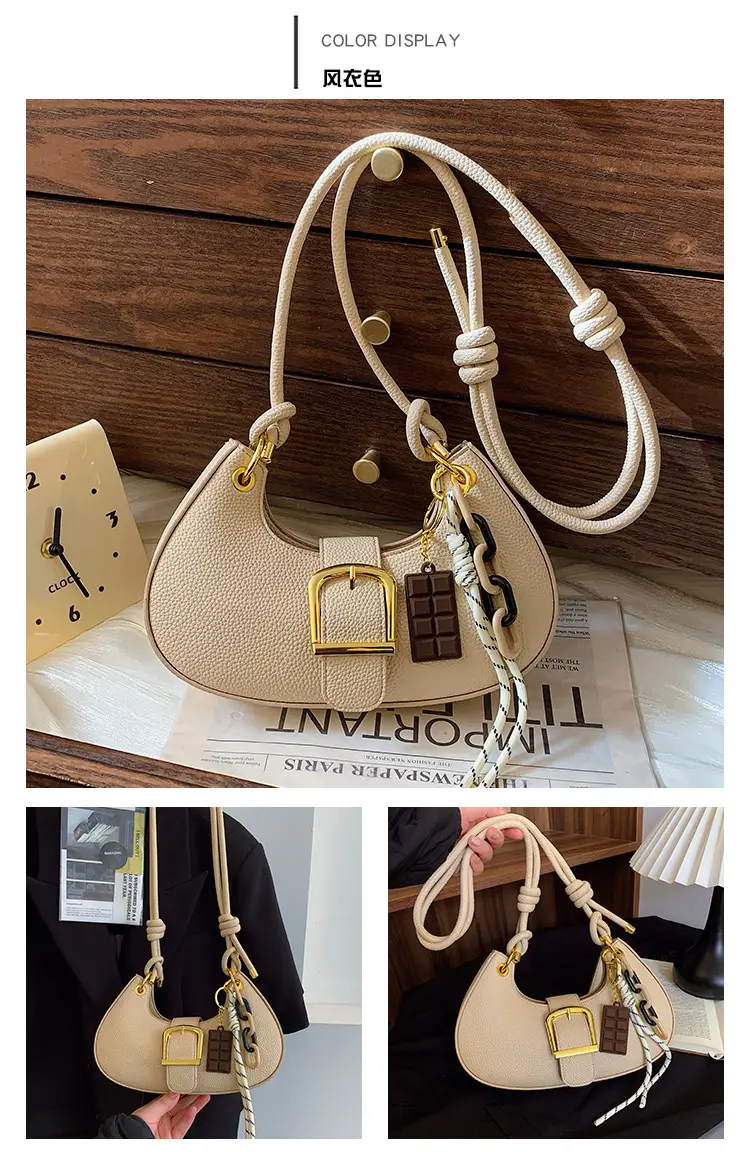 High-end Neoprene Shoulder Bag with Dugger Design — feature 24