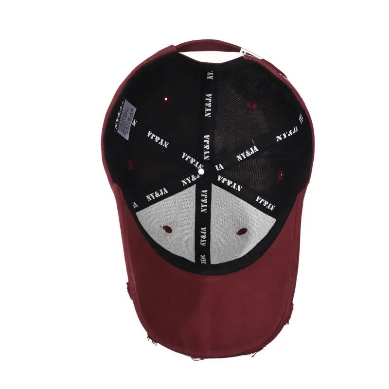 Korean Fashion Ripped Cap Men Women Sun Hat Hip Hop Embroidered - Image 10