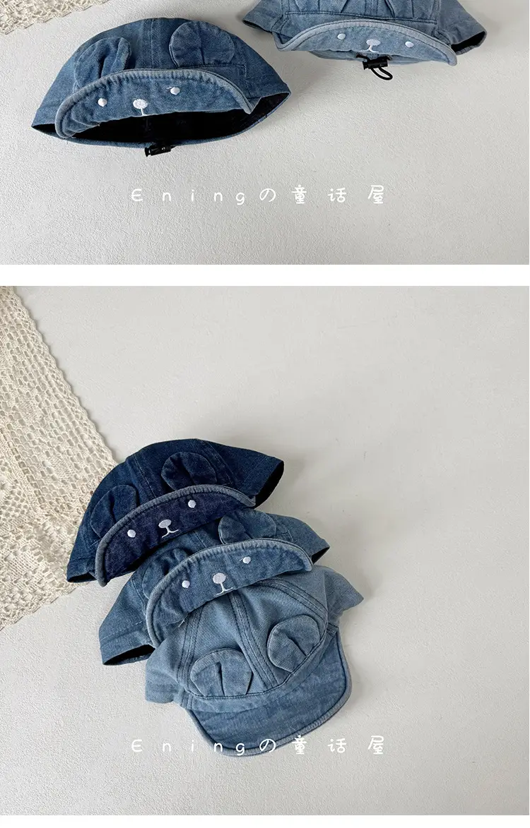 Denim Baseball Cap for Boys Girls Sunshade Cap — feature 6