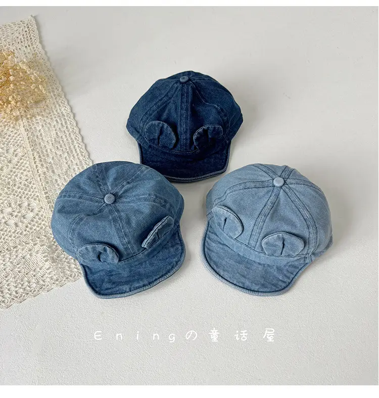 Denim Baseball Cap for Boys Girls Sunshade Cap — feature 7