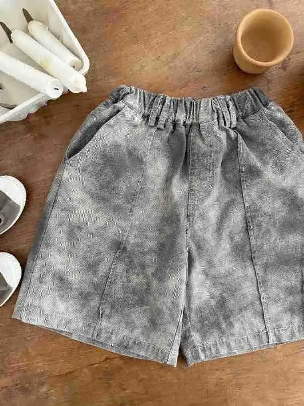 Boys Two-Piece Summer Set Thin Korean Style Shorts T-Shirt