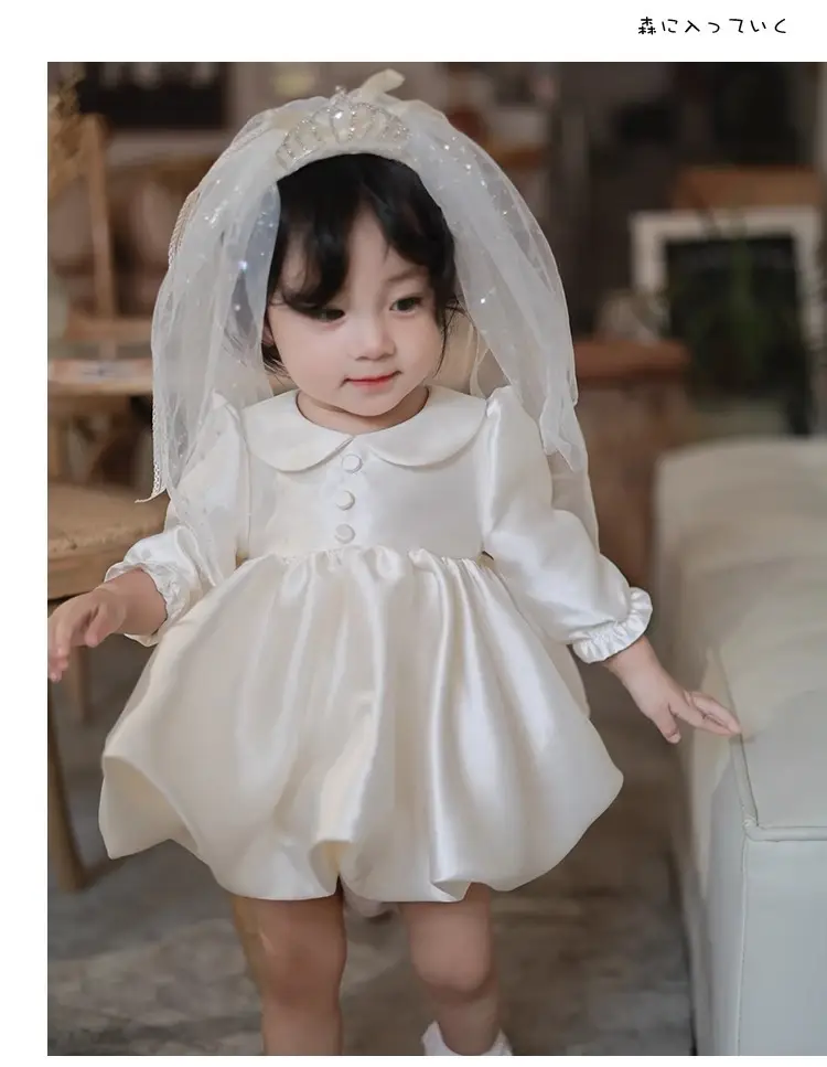 Baby Girl Birthday Dress, Autumn New High-End Dress, One-Year-Old Princess Dress, Flower Girl Wedding Dress, Tutu Dress — feature 11