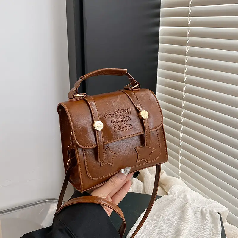 Retro Crossbody Bag Women 2025 Summer Leather - Image 8