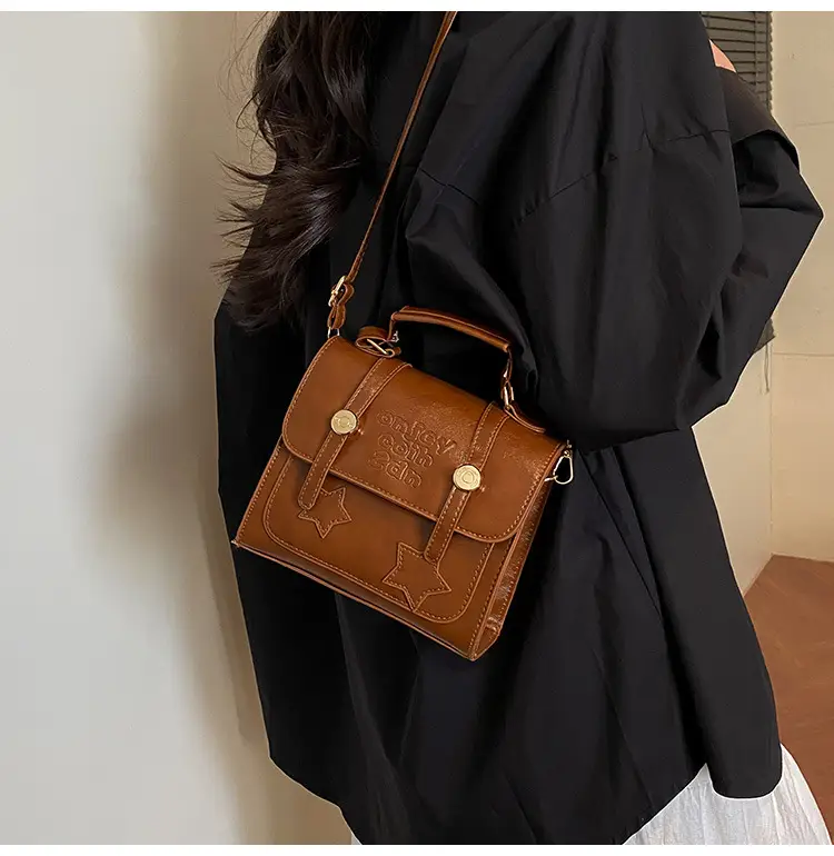 Retro Crossbody Bag Women 2025 Summer Leather — feature 7