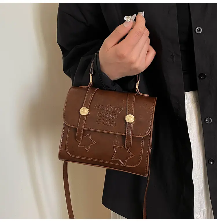 Retro Crossbody Bag Women 2025 Summer Leather — feature 8