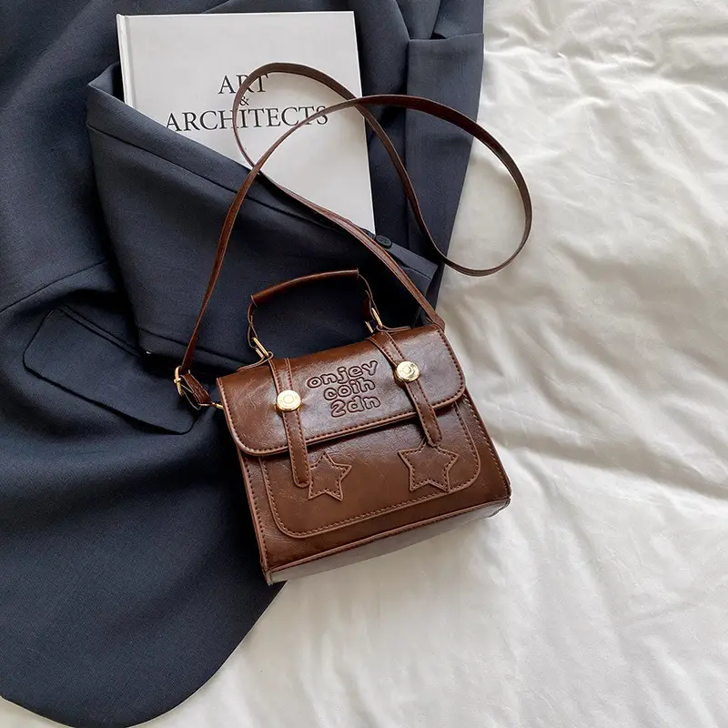 Retro Crossbody Bag Women 2025 Summer Leather - Image 2