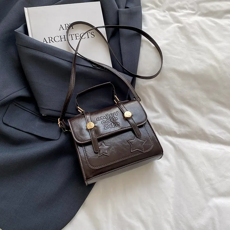 Retro Crossbody Bag Women 2025 Summer Leather - Image 3