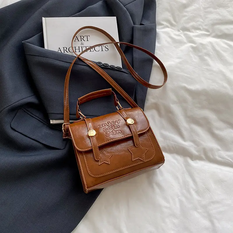 Retro Crossbody Bag Women 2025 Summer Leather - Image 4