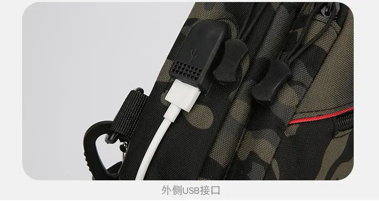 Men's Camo Multifunctional Crossbody Bag with Charging Port — feature 23