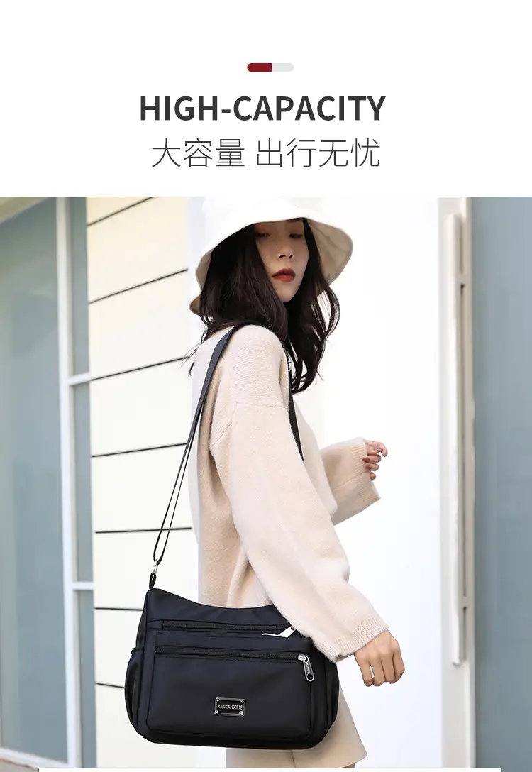 Purple 4-Zone Shoulder Bag for Women — feature 11
