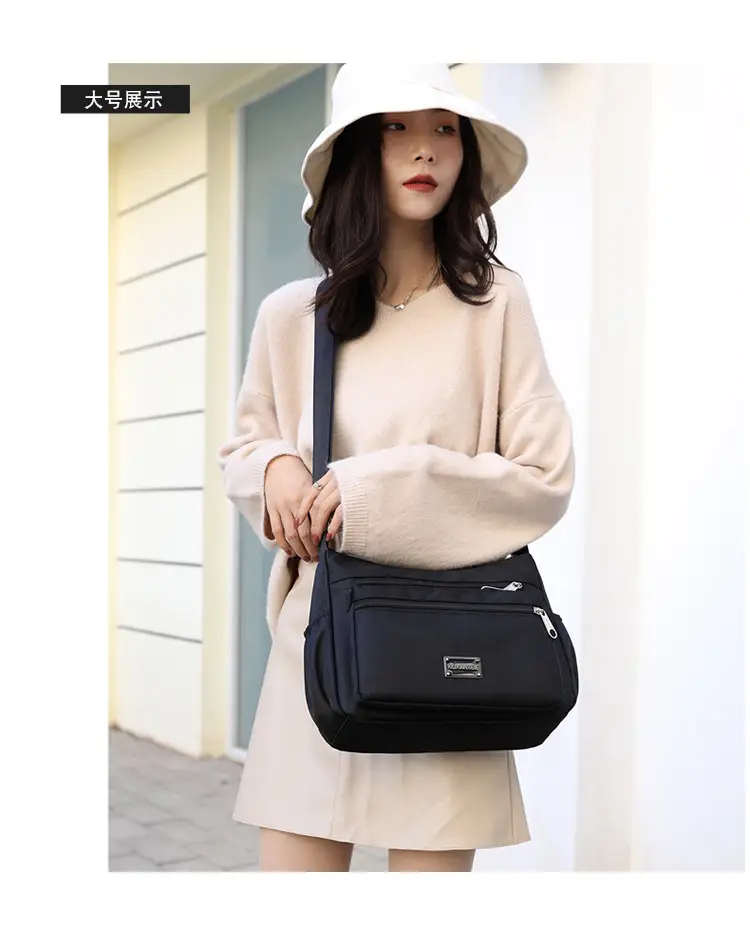 Purple 4-Zone Shoulder Bag for Women — feature 21