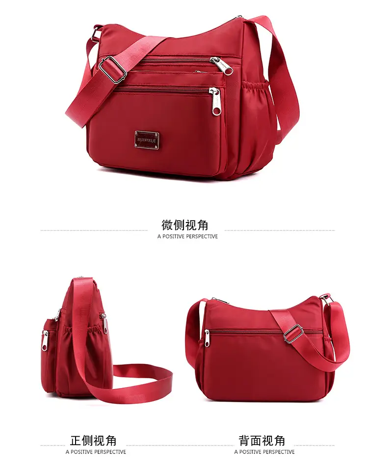 Purple 4-Zone Shoulder Bag for Women — feature 26