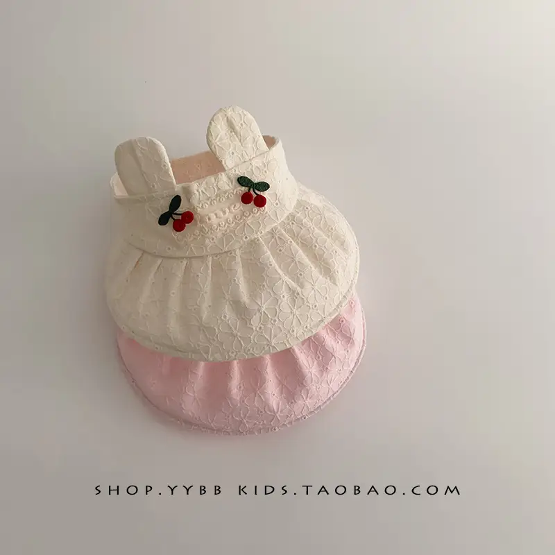 Pink Baby Sun Hat with Sweet Duck Tongue Design - Image 5