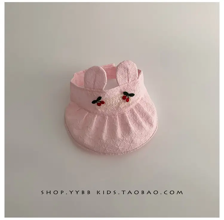Pink Baby Sun Hat with Sweet Duck Tongue Design — feature 10