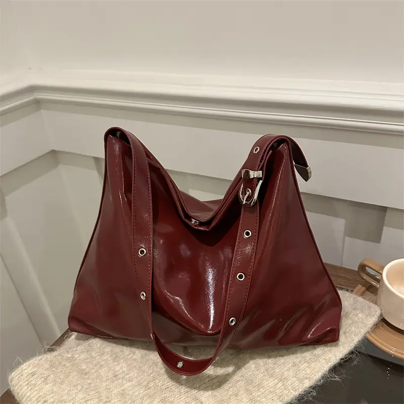 Black Large Shoulder Bag Women 2025 New Arrival - Image 6