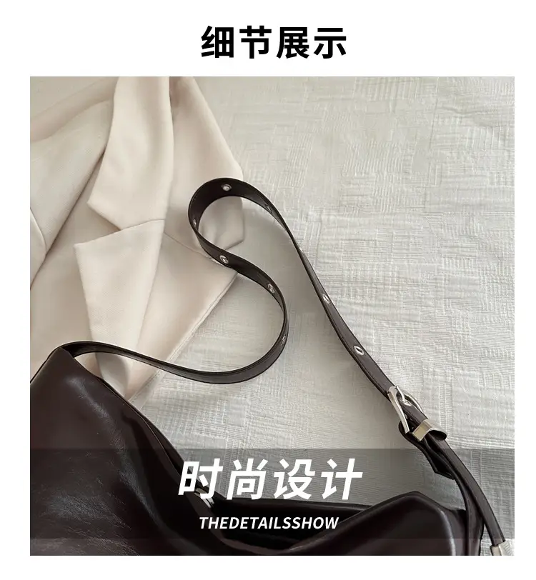 Black Large Shoulder Bag Women 2025 New Arrival — feature 2