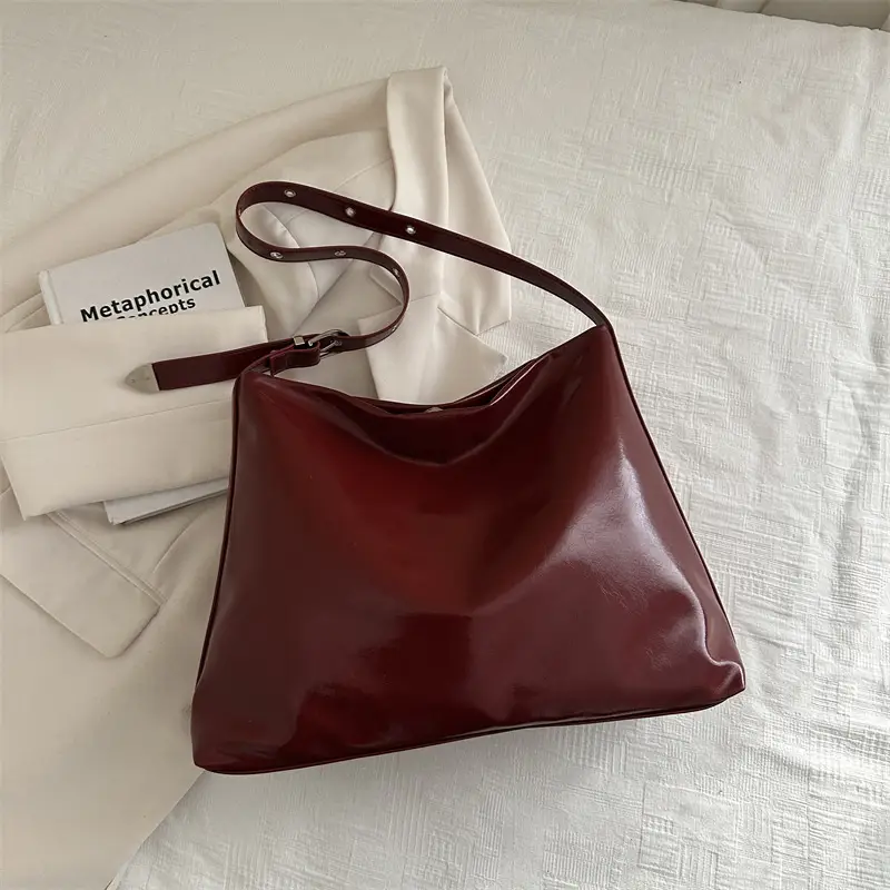 Black Large Shoulder Bag Women 2025 New Arrival - Image 2
