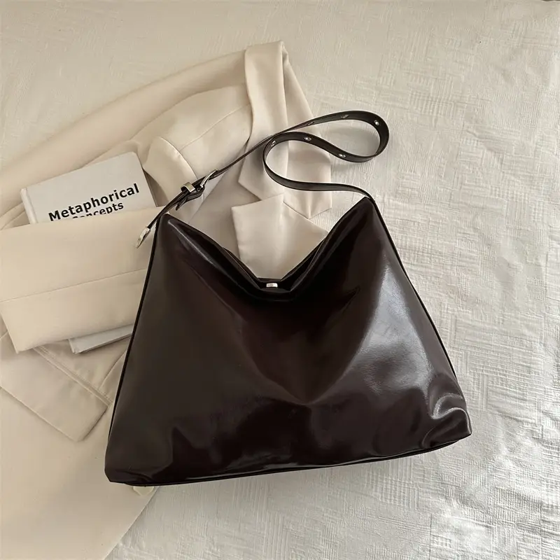 Black Large Shoulder Bag Women 2025 New Arrival - Image 3