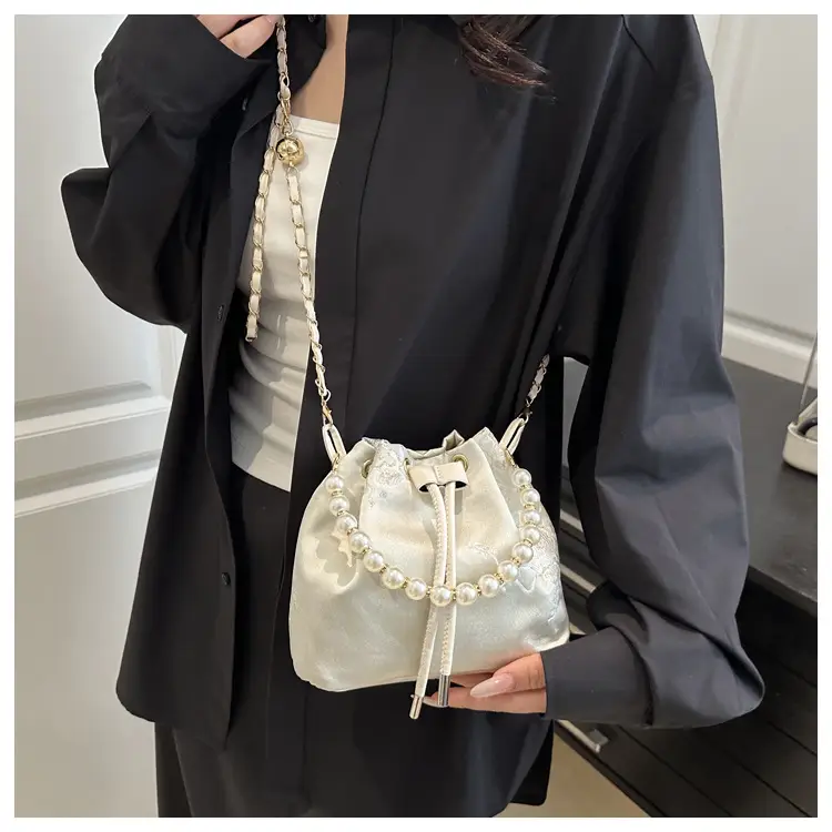 Pearl Embroidered Crossbody Bag for Women 2025 Spring — feature 18