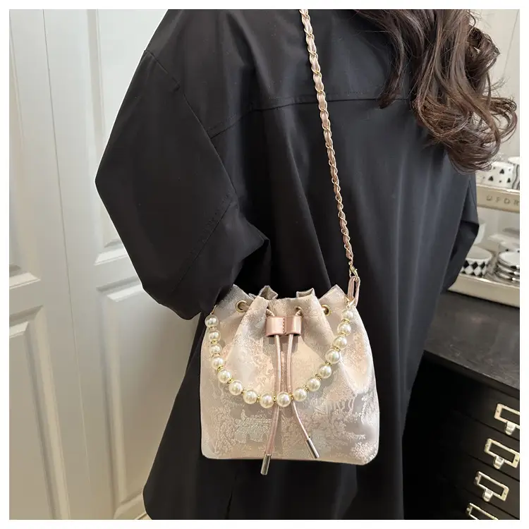 Pearl Embroidered Crossbody Bag for Women 2025 Spring — feature 22