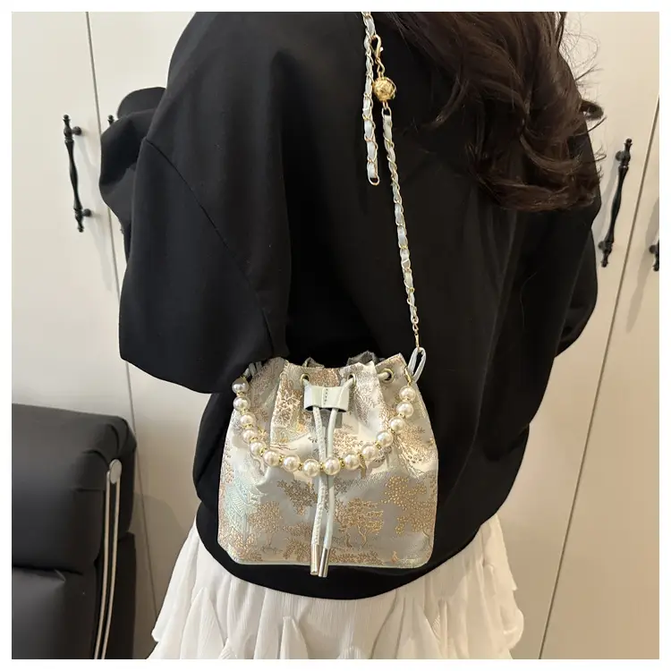 Pearl Embroidered Crossbody Bag for Women 2025 Spring — feature 25