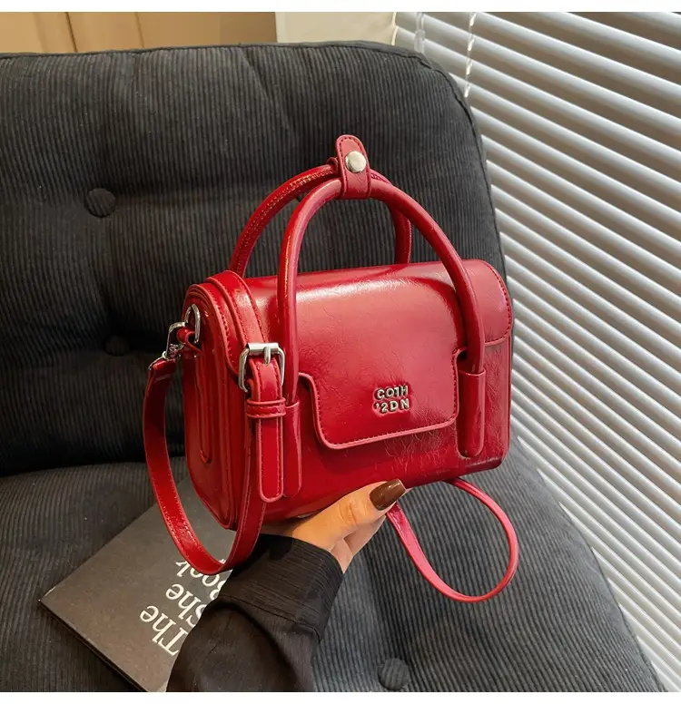 Red Minimalist Women's Shoulder Crossbody Bag 2026 — feature 36