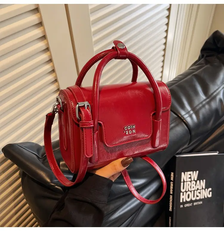 Red Minimalist Women's Shoulder Crossbody Bag 2026 — feature 40