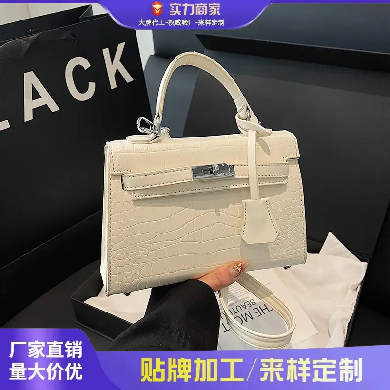 Women's High-end Embossed Kelly Shoulder Bag 2025 - Image 6