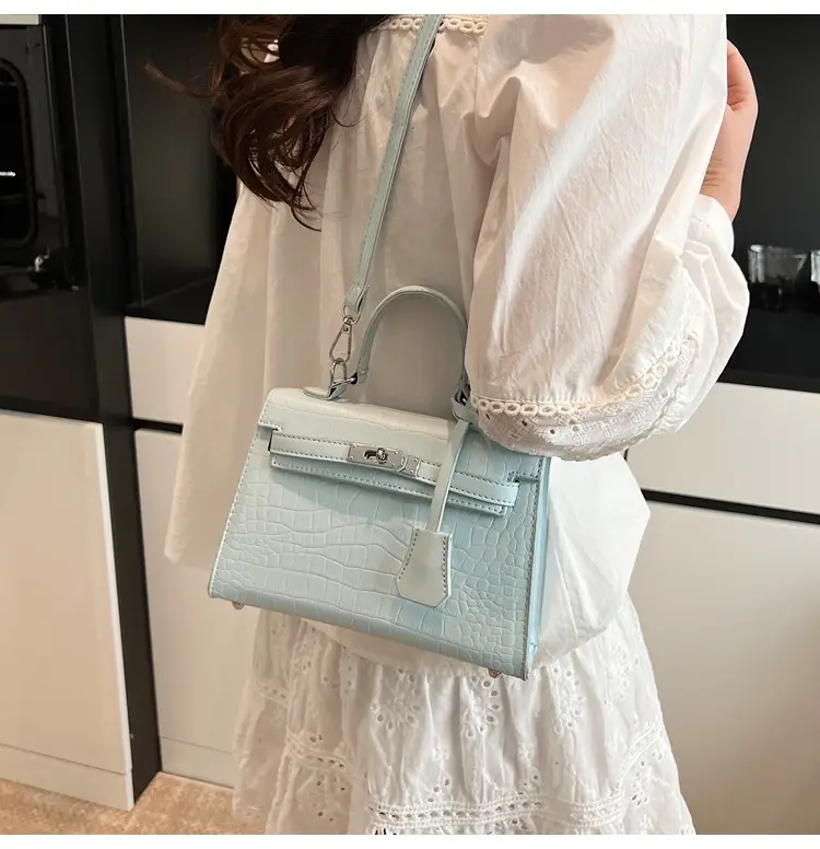 Women's High-end Embossed Kelly Shoulder Bag 2025 — feature 15