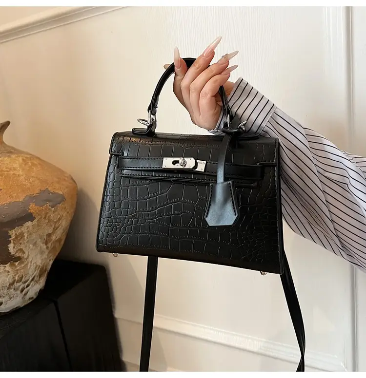 Women's High-end Embossed Kelly Shoulder Bag 2025 — feature 20