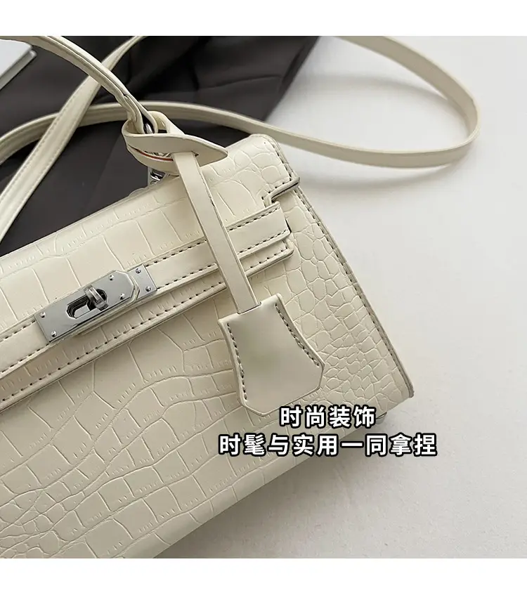 Women's High-end Embossed Kelly Shoulder Bag 2025 — feature 9
