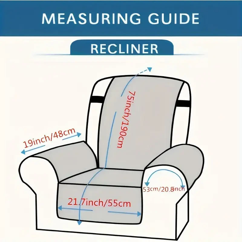 Thickened Jacquard Fleece Sofa Cover for Single Chair — feature 1