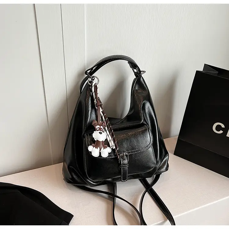 Retro Brown Shoulder Tote Bag for Women 2025 New Arrival — feature 34