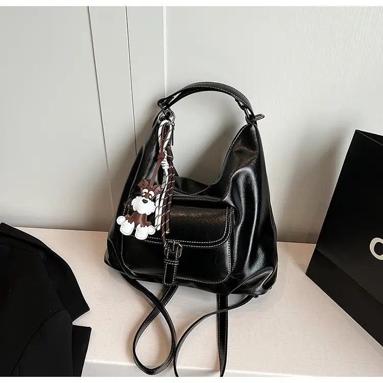 Retro Brown Shoulder Tote Bag for Women 2025 New Arrival — feature 35