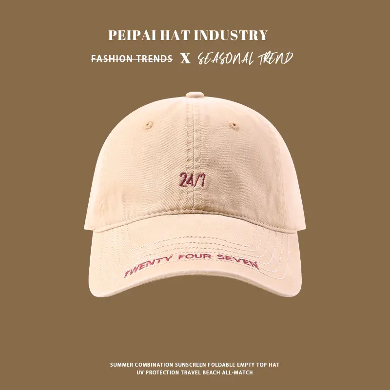 Korean Style Embroidered Baseball Caps Women Spring Summer - Image 10
