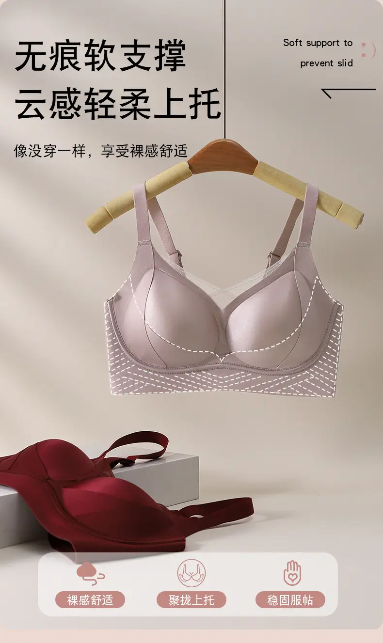 Women's Traceless Bra with Soft Support & Adjustable Straps — feature 2