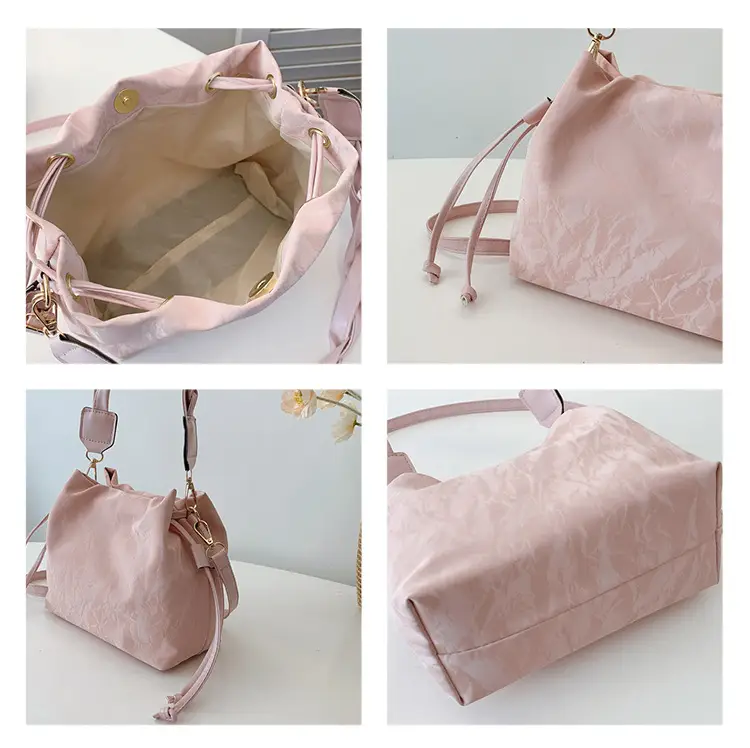 Light Blue Korean Style Shoulder Bag 2025 Spring Summer — feature 11