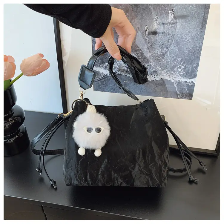 Light Blue Korean Style Shoulder Bag 2025 Spring Summer — feature 31