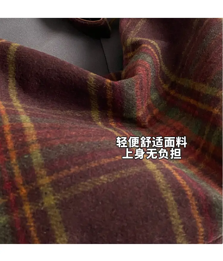Retro Plaid Woolen Crossbody Bag for Women — feature 7